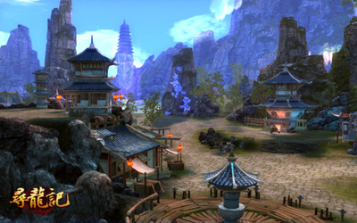 夢工廠3D神話新游《尋龍記》截圖首曝，新浪游戲網(wǎng)站設(shè)計解析